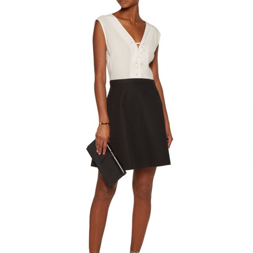 Sandro Silk Top A-Line Dress